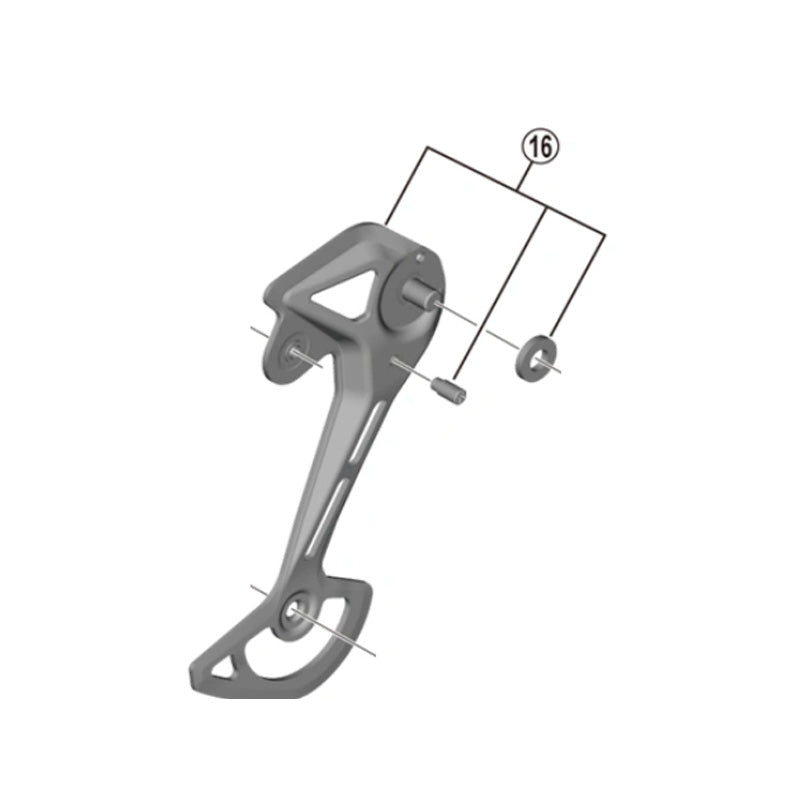 Pata SHIMANO de cambio trasero RD-M5100 Placa